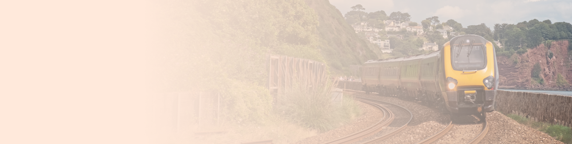 a train on tracks